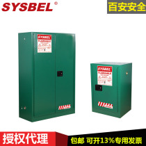 Sisbel 12 gallon chemical fire explosion proof storage safety cabinet WA810120B G R W 810121