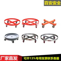 SD55B stainless steel oil barrel translation car simple four-wheel translation oil barrel truck heavy oil barrel placement trolley