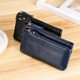 2024 ຫນັງແທ້ຂອງແທ້ໃຫມ່ Coin Purse Fashion Zipper Clutch Bag Clutch Bag Wrist Bag Small Purse Key Bag Women