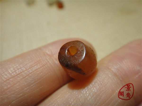 Сувенир 明清老红玛瑙勒子管珠多宝配珠佛珠手串配饰散珠细腻风化120