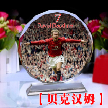 David Beckham Neighborhood Occasional Paparazzi Crystal Poster to send Manchester United fans a birthday present