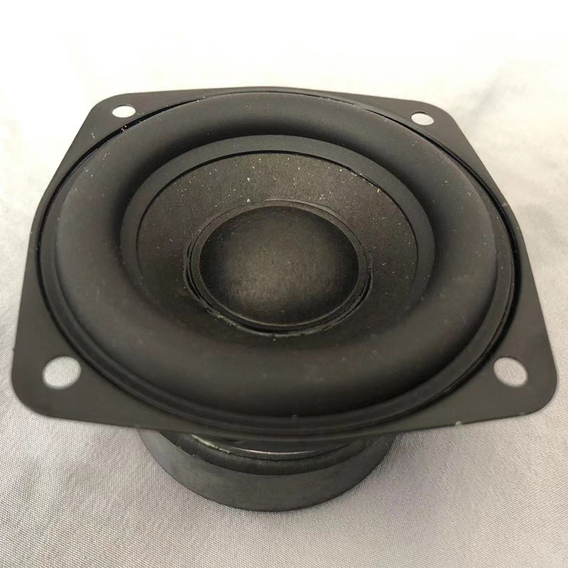 DIY Audio Black Cube Bluetooth Speaker 3inch Long Stroke Subwoofer Speaker 4 Ohm 15W Large Rubber Edge for Home Use