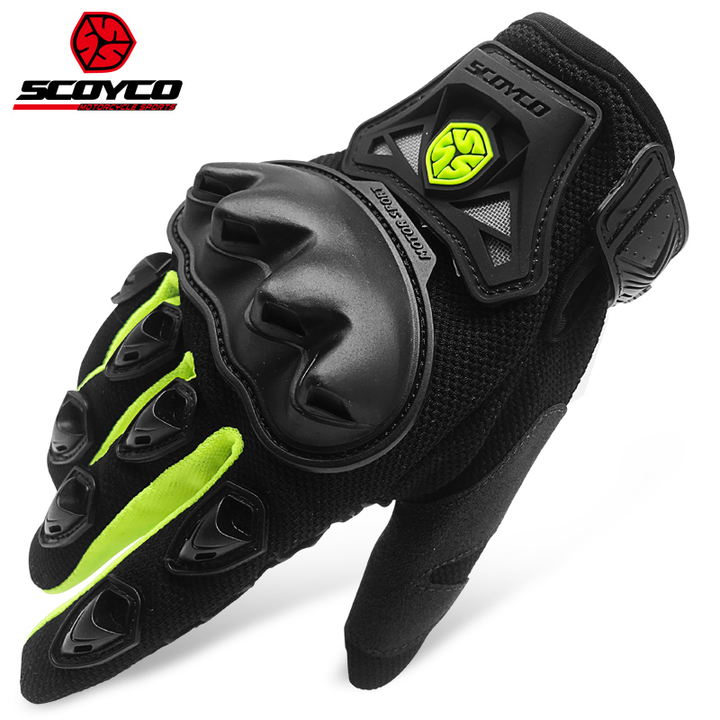 Scoyco Spring/Summer Rider Equipped with Electric Racing Motocross Full Finger Glove MC29