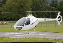 (Domestic spot) France (Guimbal) Xun sheep Cabri G2 helicopter