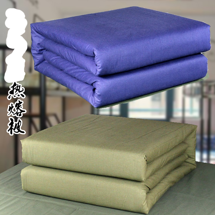 New fidelity quilt student single dormitory military training school four seasons quilt winter quilt is hot melted by moisture-proof and warm