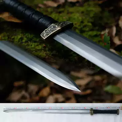 West line Luoshui sword Han style sword long sword copper pattern Steel Dragon Hanquan eight sides not open blade