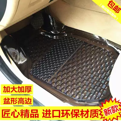 Environmentally friendly car foot pad silicone increased thickening General transparent non-slip plastic easy to clean pvc waterproof soft glue