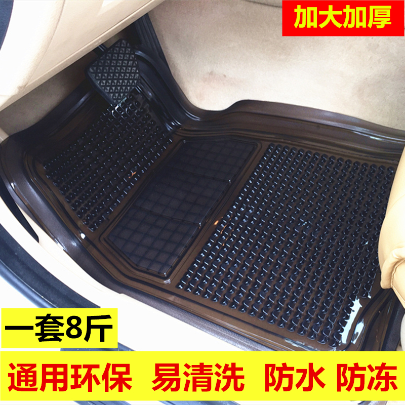 GM transparent foot pad front single piece enlarged thickened crystal latex waterproof PVC plastic pad anti-slip mat