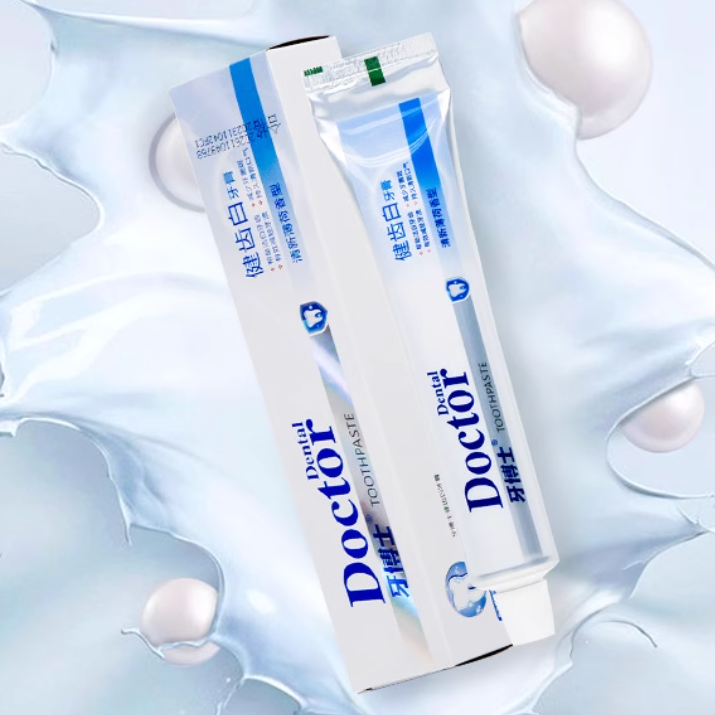 牙博士青柠健齿白牙膏