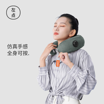 Left point C pillow neck massager