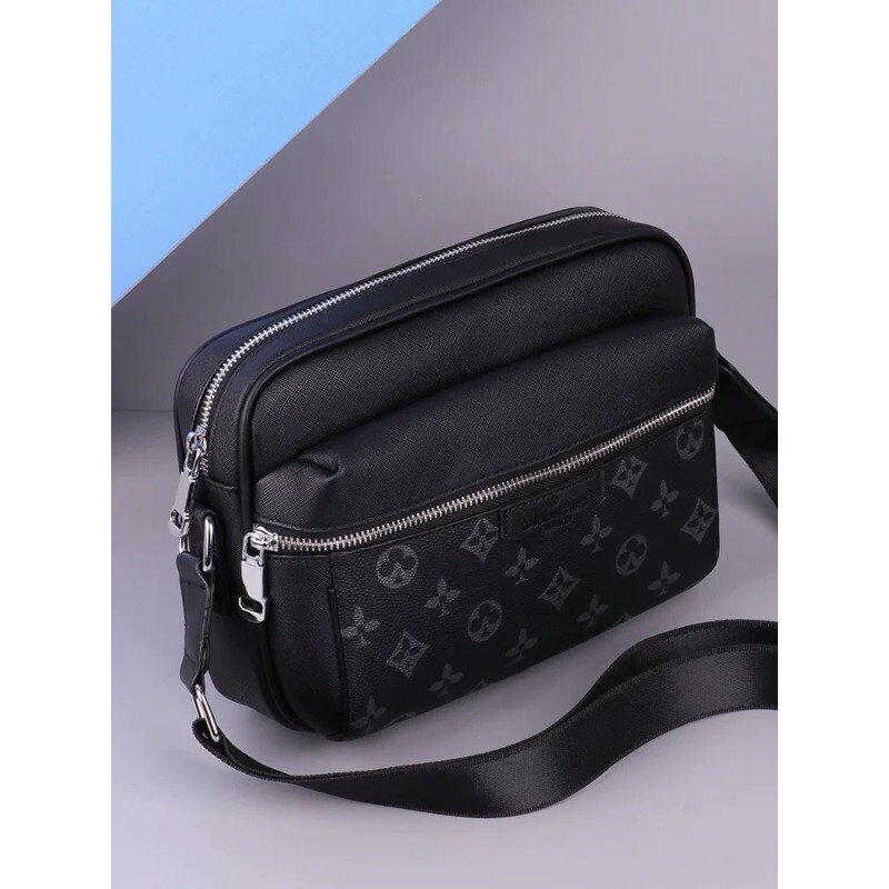 Men's Shoulder Bag, Crossbody Bag, Small Backpack, Horizontal Style, Large Capacity, Business Casual, Multifunctional Commuter Bag, Trendy Men's Shoulder Bag, Crossbody Bag, Small Backpack, Horizontal Style, Large Capacity, Business Casual, Multifunctional Commuter Bag, Trendy
