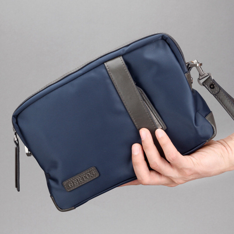 Oxford cloth men's handbag Large capacity clutch shoulder bag Nylon casual men's bag hand grab bag Canvas bag tide brand