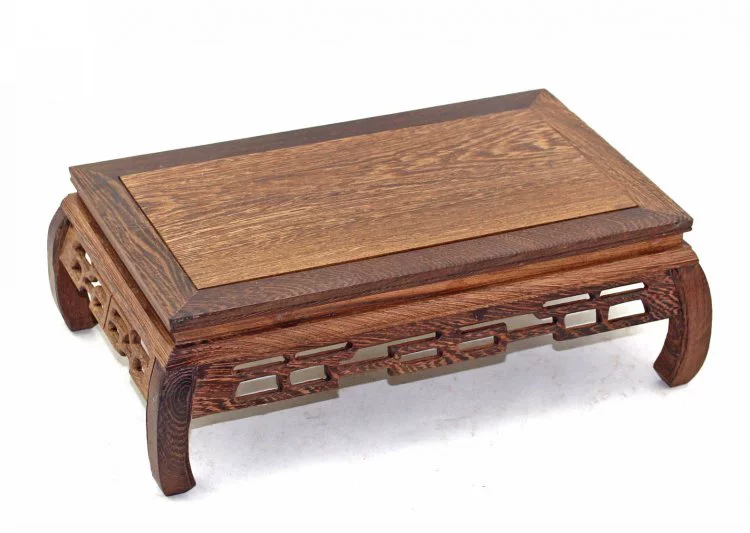 Cơ sở đá tượng phật bình bonsai ấm trà bằng gỗ trang trí cơ sở gỗ rắn khung gà cánh gỗ hình chữ nhật khay gỗ - Trang trí nội thất trang trí nhà ngày tết