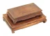 Cơ sở đá tượng phật bình bonsai ấm trà bằng gỗ trang trí cơ sở gỗ rắn khung gà cánh gỗ hình chữ nhật khay gỗ - Trang trí nội thất