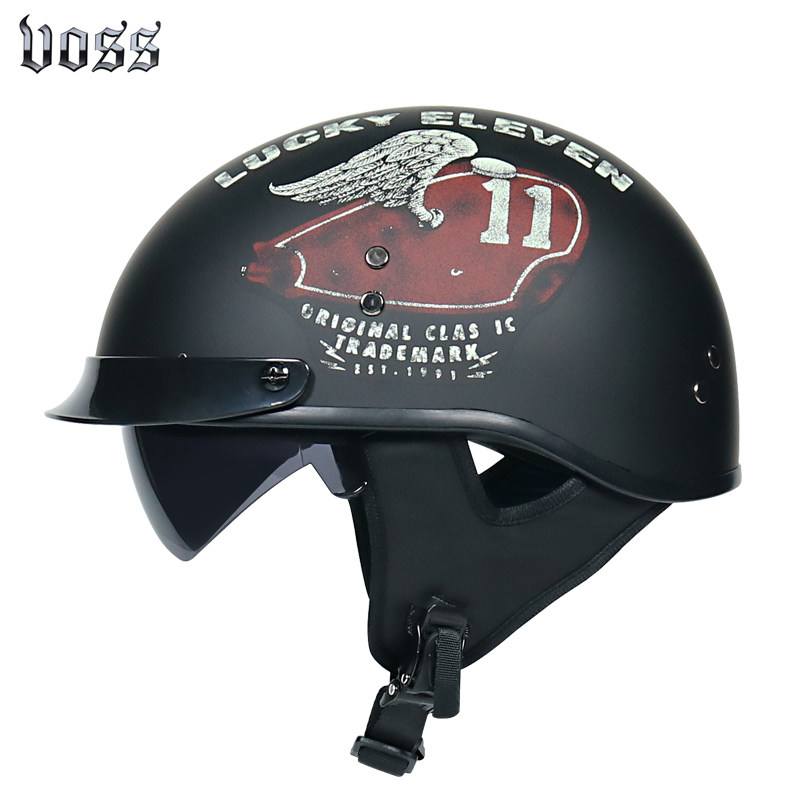 Season Retro Caravan Helmet Male Electric Car Semi-Covered Summer Taiko Armor Woman Pedal Electric Car Ladyman Armor Half Armor