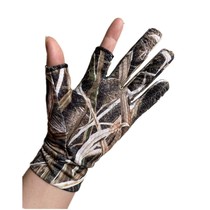 Riding Dew two finger gloves mens summer ice silk quick-drying non-slip sunscreen breathable thin striker fishing delivery delivery