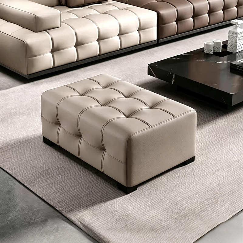 Italian-Style Lawrence Sofa Footrest, Long Bench with Storage, Rest Stool, Home Entryway Shoe-Changing Bench