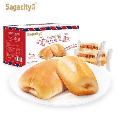 【新品】 尚贤拉丝面包300g早餐糕点心下午茶代餐零食充饥食品