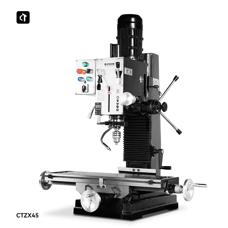 Iron CTZX45 Industrial Class Bench Drilling Milling Machine Small Milling Machine Domestic Drilling Milling Machine Vertical Milling Machine Drilling Machine vertical milling machine-Taobao