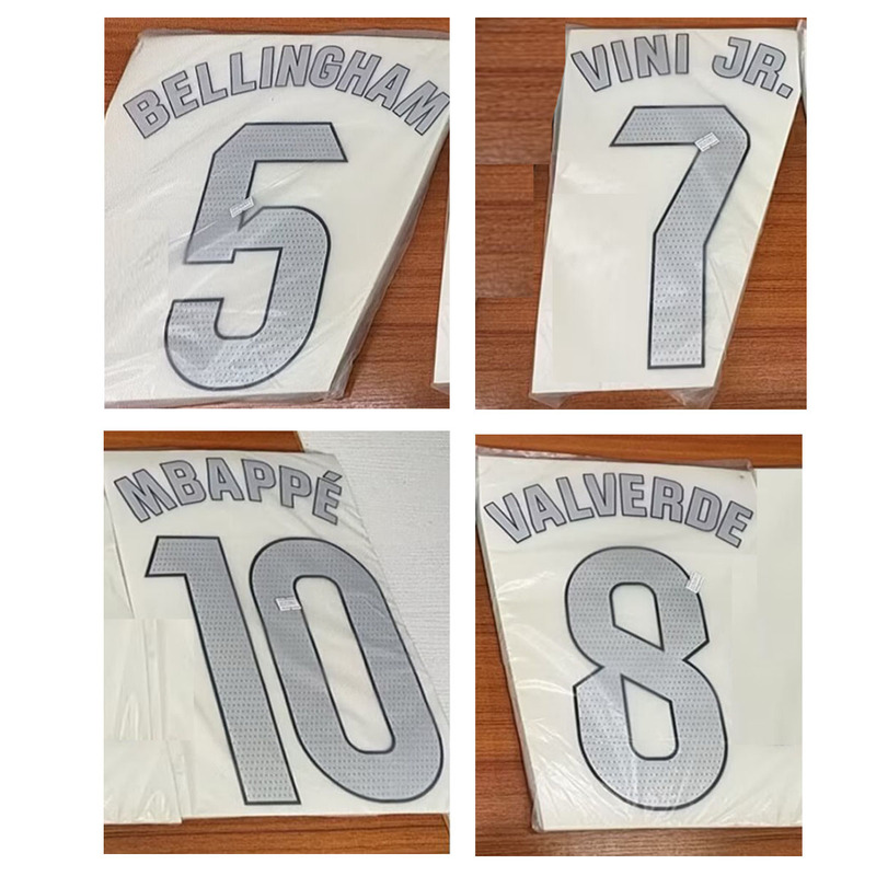 2526 Real Madrid La Liga Away Jersey with Number 10 Mbappe, Valverde, Vinicius, Bellingham Heat Transfer Printing 2526 Real Madrid La Liga Away Jersey with Number 10 Mbappe, Valverde, Vinicius, Bellingham Heat Transfer Printing