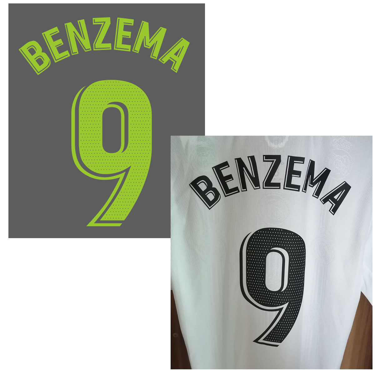 2022 La Liga Madrid Hazar Player Edition Big Hole Customized Stamp Mark Football Hot