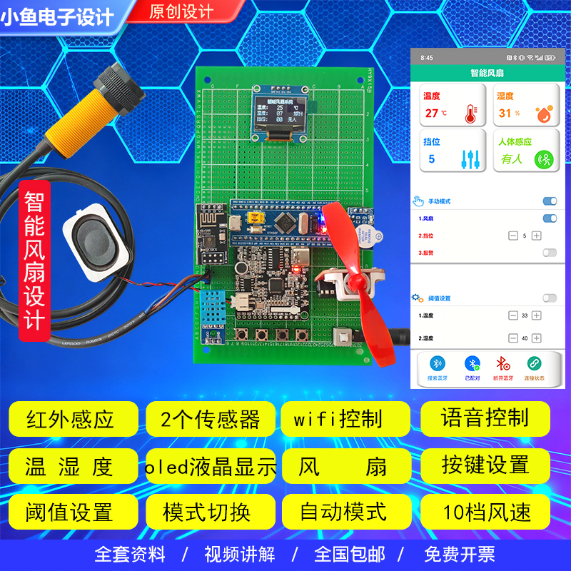 Design Based on Stm32 Microcontroller for Intelligent Temperature Control Fan with Pwm Speed Regulation, Temperature Control, and Human Body Sensing Detection
