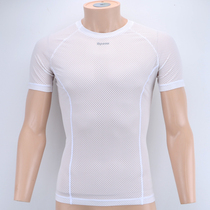 Road mountain bike quick-dry mens and womens cycling short-sleeved sweatshirt cycling running quick-dry bottoming T-shirt