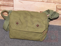 22X9X17 cm old goods old buckle military green shoulder bag fidelity preservation new gas mask bag