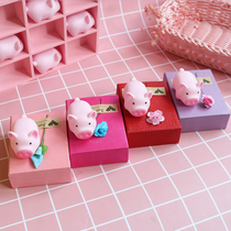 2021 Childrens Day will call the pig gift box jewelry box vent pinch music to send men and women surprise gifts