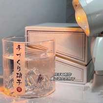 Net Red Glacier Cup Snow Mountain Cup Colorful Glacier Cup Mount Fuji Snow Mountain Cup Wine Wine Cup Whiskey Tibetan Mountain Cup Guanshan Cup