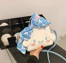 Handmade bag diy Jade Gui dog homemade material Japanese cute little milk dog bow shoulder bag