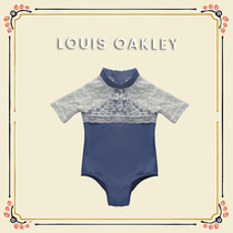 Girls SWIMSUIT discount season]LOUIS OAKLEY sunscreen childrens one-piece swimsuit 2021 new baby swimsuit