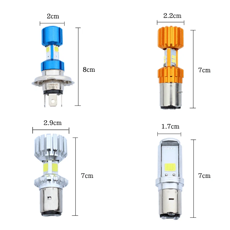 Xe máy sửa đổi bóng đèn LED siêu sáng xa và gần ánh sáng tích hợp đèn pha đôi vuốt ánh sáng tích cực và tiêu cực - Đèn xe máy đèn led xe máy air blade 125