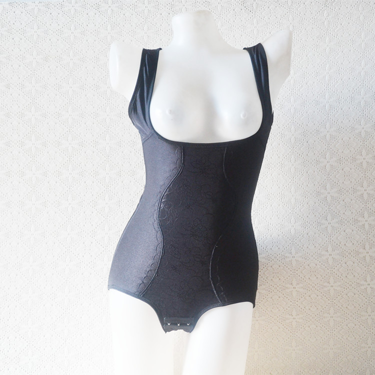 Mùa thu và mùa đông nhung siêu mịn đồ lót nhiệt tam giác dày cộng với nhung một mảnh corset mở giảm béo sau sinh nữ eo nội y ren 1 mảnh sexy