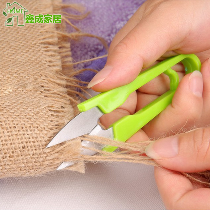 Embroidered Cross embroidered special tool scissors Home wire head Scissors Sand Cut Thread Clippers U-Shaped Small Scissors