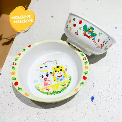 Japan imported SKATER children's baby cartoon Qiaohu non-staple food tableware, strong Rice Bowl