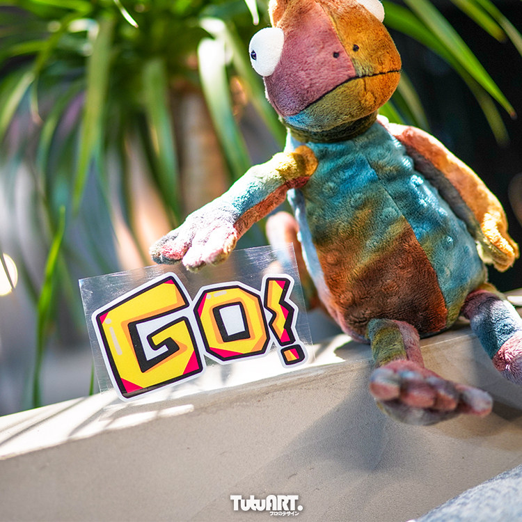 TUTU tutu car stickers GO creative text car stickers rear window personality decorative reflective stickers Pikachu stickers waterproof