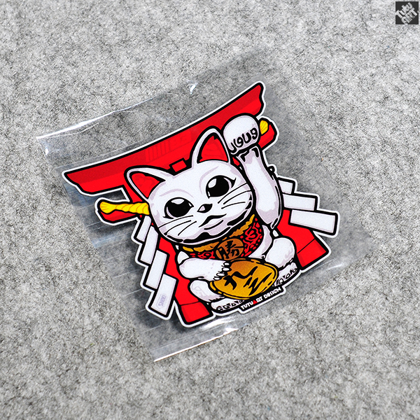 TUTU TUTU Car Stickers MotoGP 93 Little Ant Japan Motogi Station Lucky Cat Reflective Patch Sticker decal