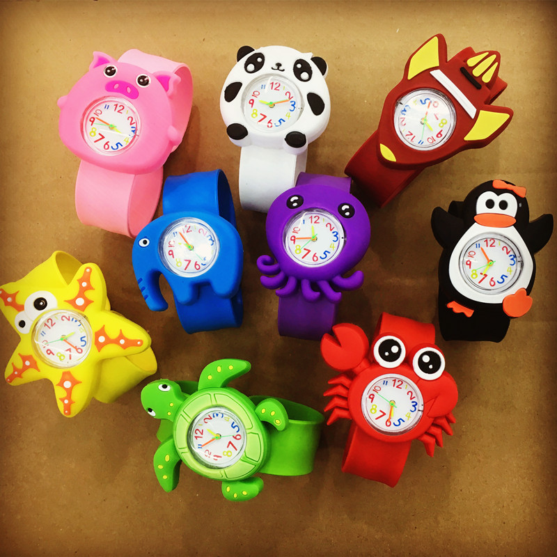Turtle Marine Animal Cartoon Children's Boys and Girls Slap Watch Cute Quartz Fun Electronic Watch Turtle Marine Animal Cartoon Children's Boys and Girls Slap Watch Cute Quartz Fun Electronic Watch