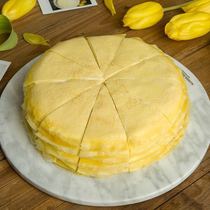 8 inch 6 inch unpatterned lasagna skin finished 12 pieces durian lasagna cake skin mango banjen Peel frozen baking