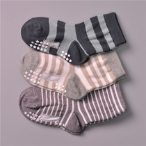 Baby baby 1-3 years old autumn and winter fun spring and autumn anti-skid anti-off children short socks Cotton Sweat