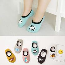 Spring and Autumn 3 pairs of baby 0-3 years old baby toddler non-slip floor socks indoor non-slip socks early education playground socks