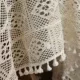 Бежевая кисточка модель 110*110 см
