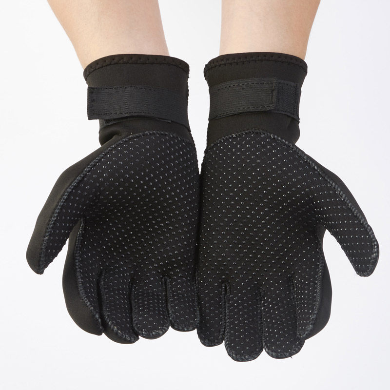 Professional 3MM diving gloves Adult male and female snorkeling waterproof mother Coral Gill Cut injury Anti-cold and Warm Gloves