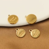 Монеты из нержавеющей стали, кленовый лист, подвеска, серьги, аксессуары