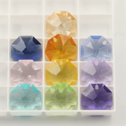 Многоцветная подвеска из кварца, аксессуар, аксессуары, 14мм, DIY