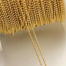 US 14K gold gold injection GFDIY chain bracelet tail chain accessories semi-finished bead chain bean chain