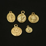 Медная маленькая подвеска, монеты, браслет, серьги, аксессуары