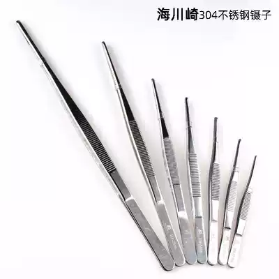 Sea Kawasaki 304 12 5-30cm Aquarium Clean Tweezers Round Head Stainless Steel Tweezers Aquatic Clamp