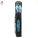 [Zhengyang Hand -Made] Кожаная скульптура девять -клубная столовая ствол 7 -яма с большой шарной бочкой «Волк кричал луна»